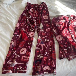 Taylor Swift Red Era Full Pajama Set